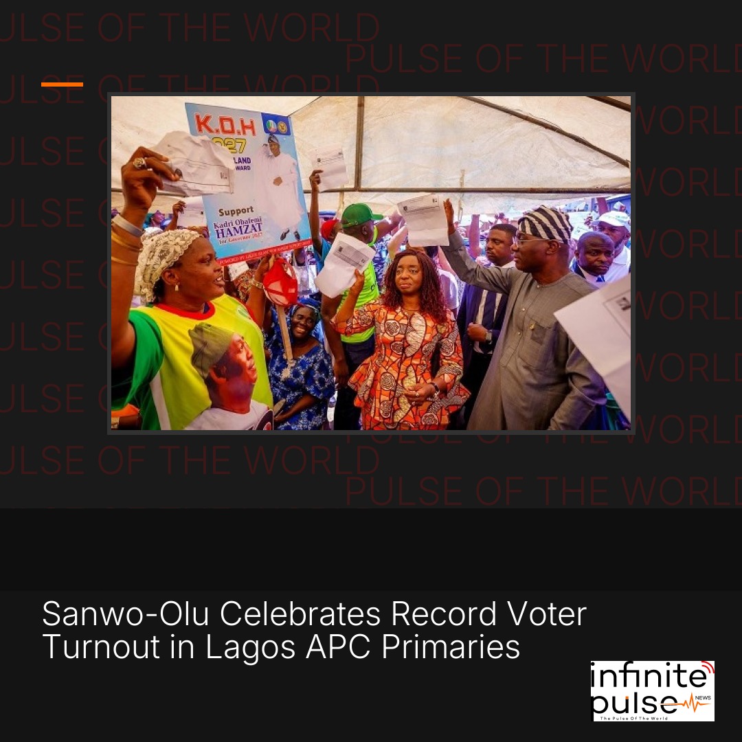 Sanwo-Olu Celebrates Record Voter Turnout in Lagos APC Primaries