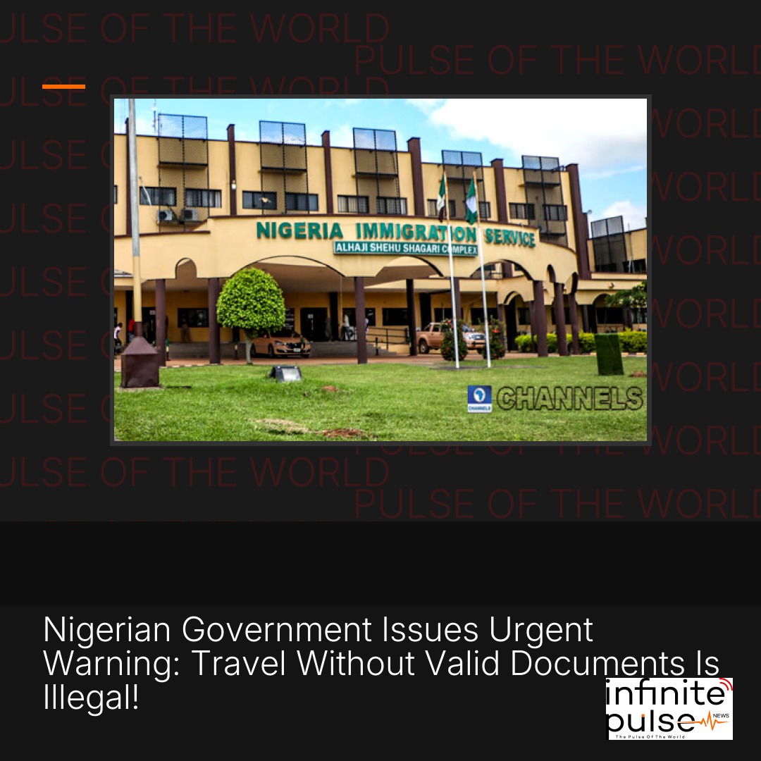 Nigerian Government Issues Urgent Warning: Travel Without Valid Documents Is Illegal!
