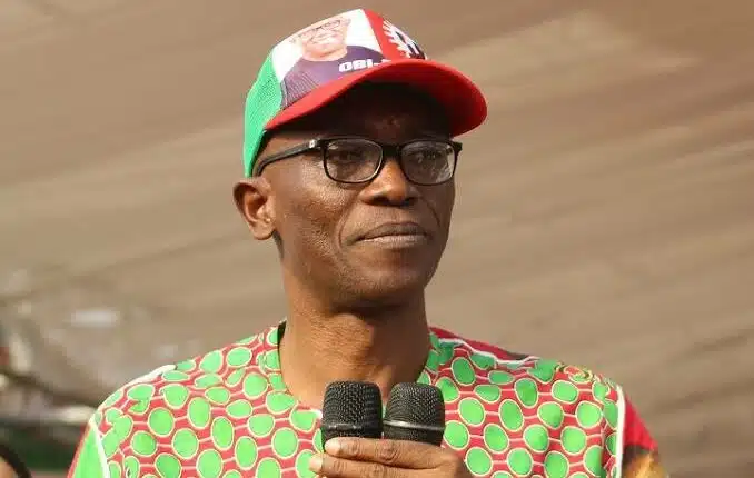 Governor Otti Challenges Abure: 'Why Are You Still in Politics?'