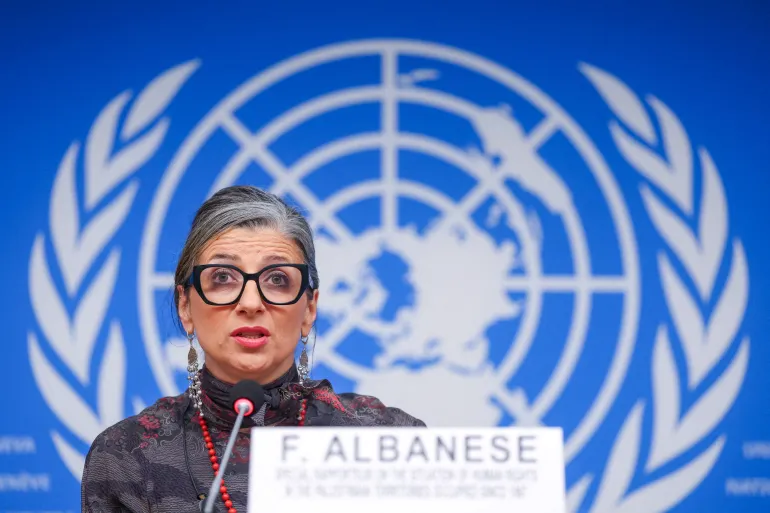 US Confirms Sanctions Against UN Expert Francesca Albanese Remain Under Review
