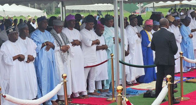 Tinubu Urges National Unity and Promises Security Improvements During Eid-el-Kabir