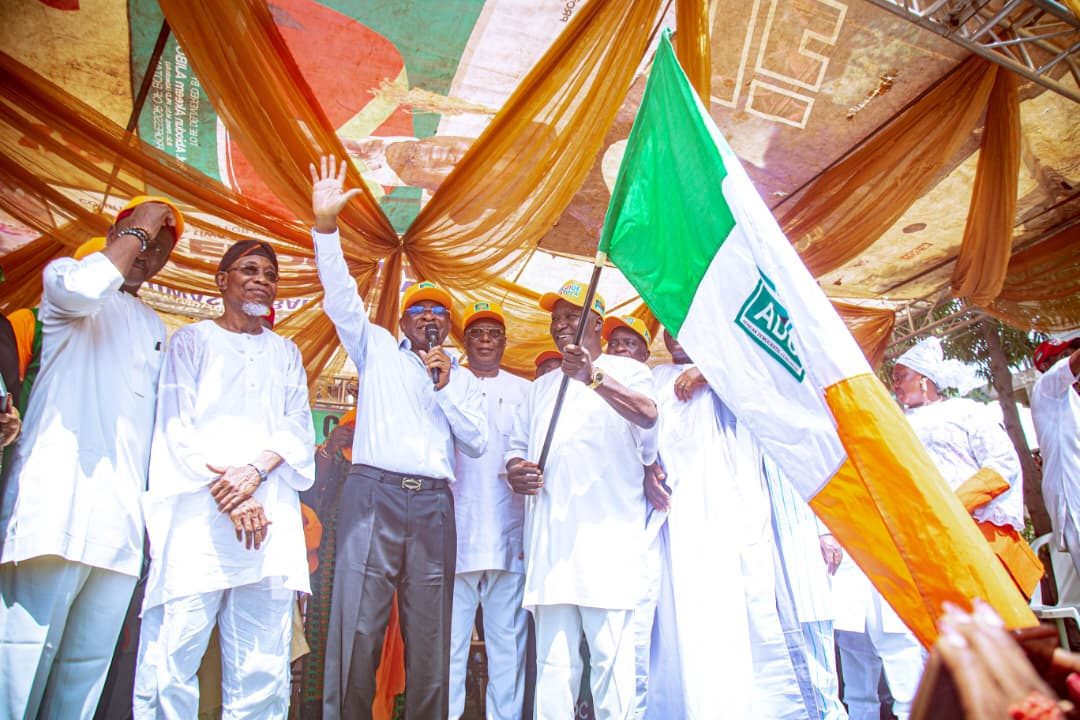 EKITI 2026: David Mark, Aregbesola Lead ADC Leaders to Grand Finale Rally Ahead of Governorship Election